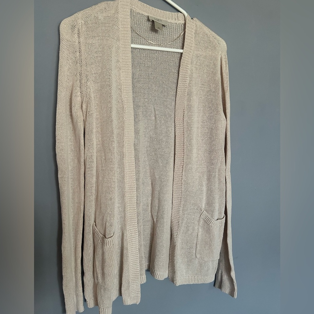 Loft Light Pink Cardigan